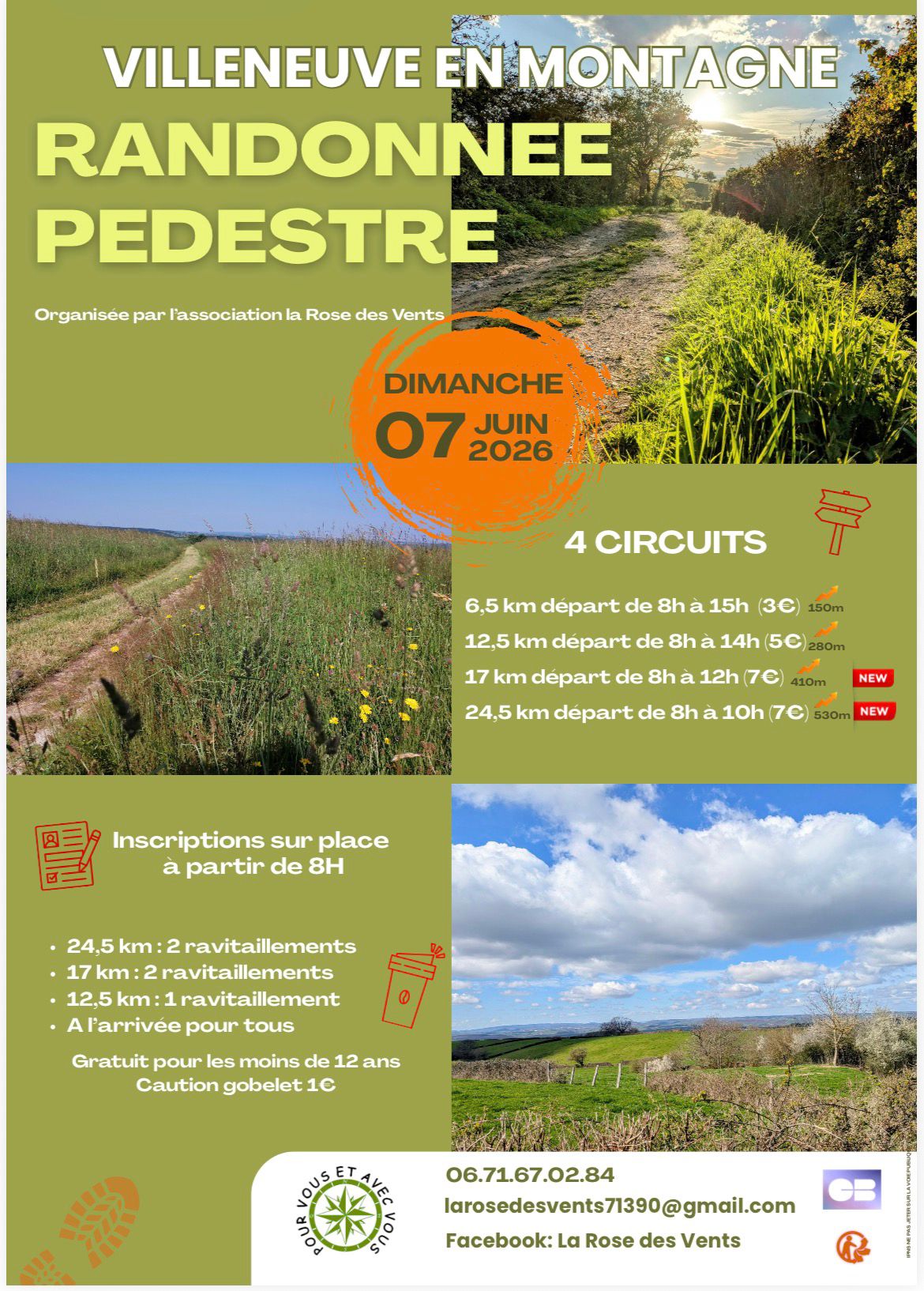 Flyer officiel de la randonnée