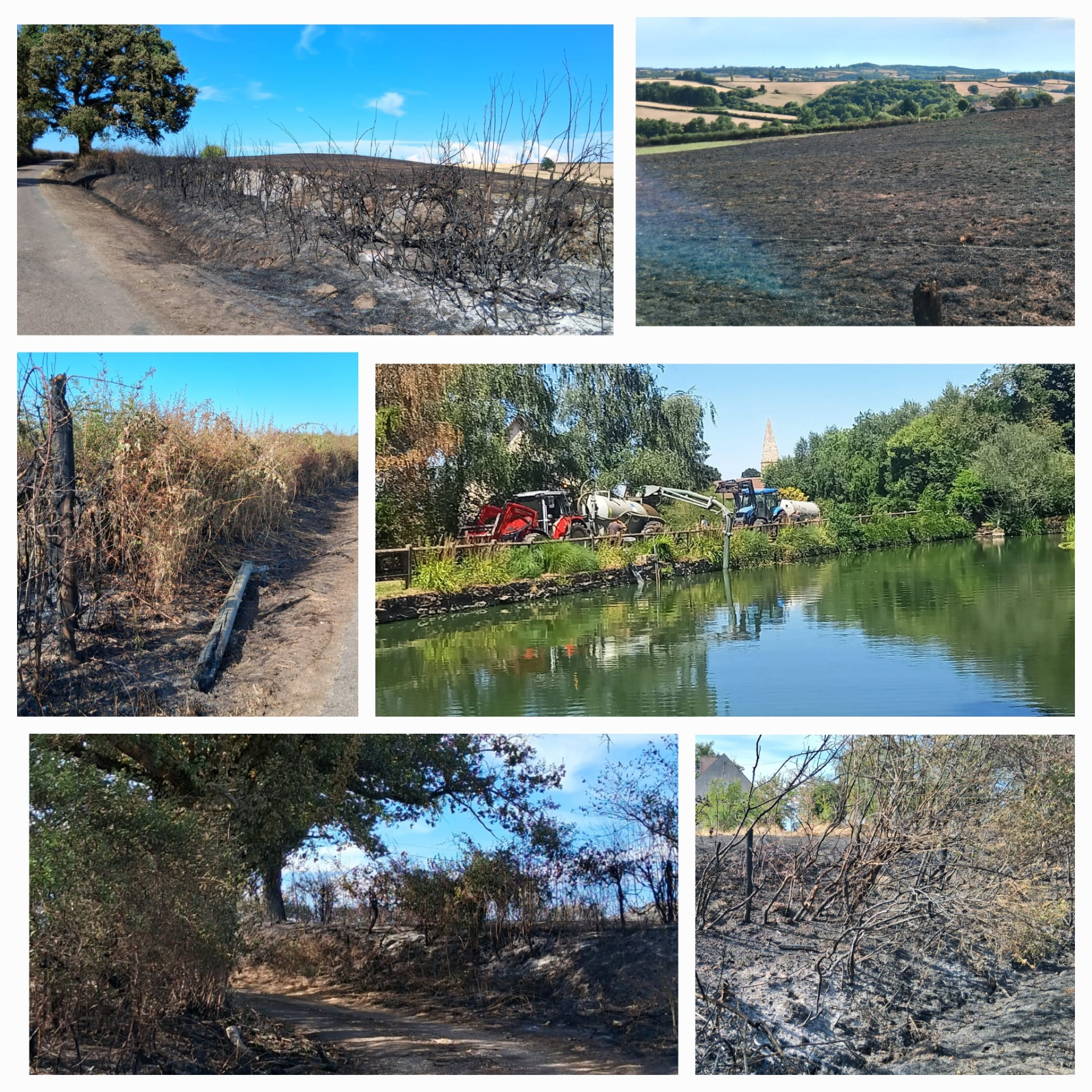 Images de l'incendie du 9 juillet 2026